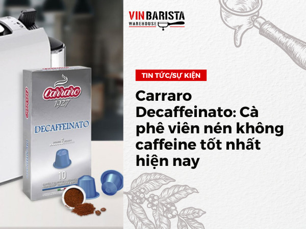 Carraro Decaffeinato The best caffeine-free capsule coffee today