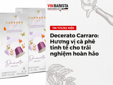 Decerato Carraro Delicate coffee flavor for the perfect experience