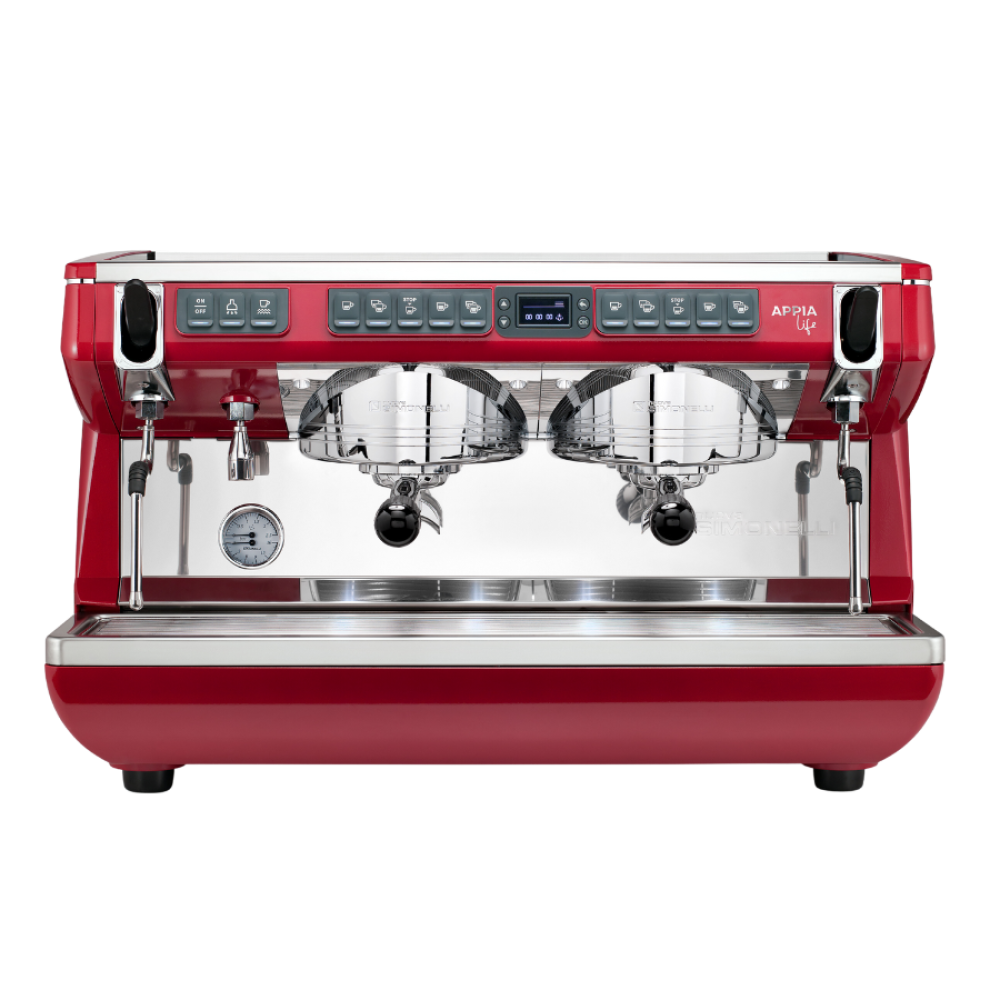 Máy pha cà phê Nuova Simonelli Appia Life Timer 2 Groups VolĐỏ