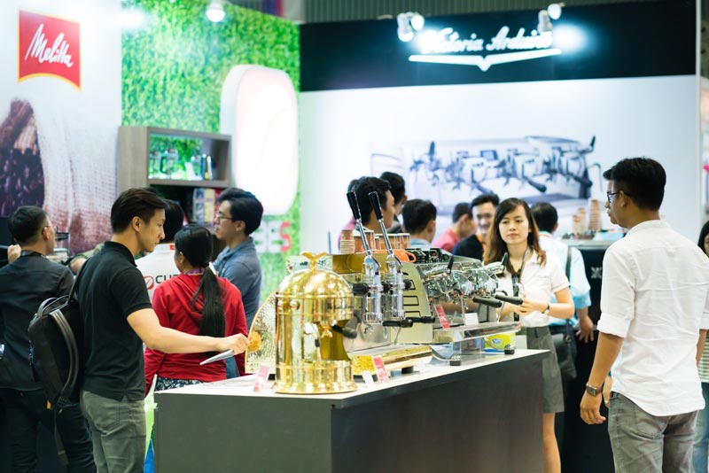 Hội trợ hạt cà phê coffee expo Việt Nam 2017