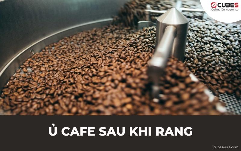 Ủ cafe sau khi rang