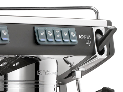 Nuova Simonelli Appia Life 2 Groups Vol coffee machine